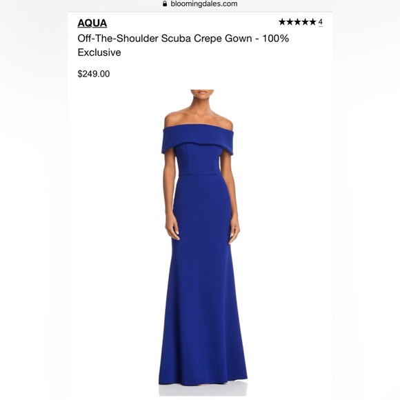 AQUA Dress - Picture 1 of 2